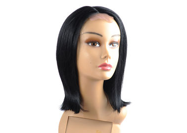 ประเทศจีน Monofilament Wigs ด้านหน้าลูกไม้ของมนุษย์ 100% Virgin ความหนาแน่นสูง Natural Luster ผู้ผลิต