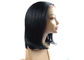Monofilament Wigs ด้านหน้าลูกไม้ของมนุษย์ 100% Virgin ความหนาแน่นสูง Natural Luster ผู้ผลิต