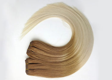 ประเทศจีน Virgin Peruvian Hair Extensions คลิปผมมนุษย์จำนวน 100 เส้นในรูปคลื่น Soft Silky Straight Wave ผู้ผลิต